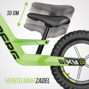 BERG Biky Cross Green - verstelbaar zadel