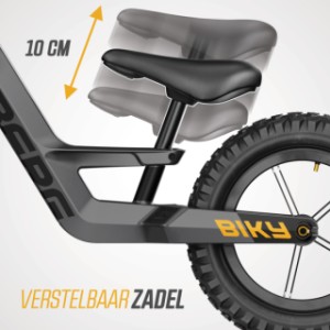 BERG Biky Cross Grey - verstelbaar zadel