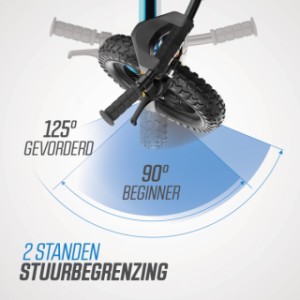 BERG Biky Cross Blue - 2 standen stuurbegrenzing