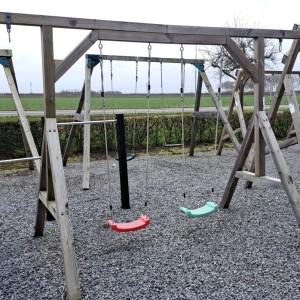SHOWMODEL - schommel Smart Quattro Geïmpregneerd hout 400x168x232cm