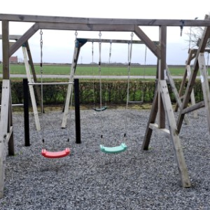 SHOWMODEL - schommel Smart Quattro Geïmpregneerd hout 400x168x232cm