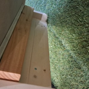 Steunbalkje onder schuiflade