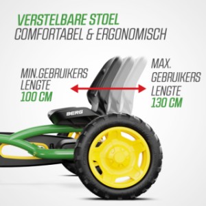 Skelter BERG Buddy John Deere - verstelbare stoel
