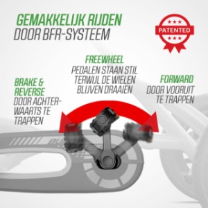 Skelter BERG Buddy John Deere - voorzien van BFR naaf