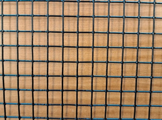 Gaas zwart 13x13x1.15mm 100cmx25m