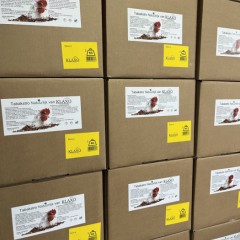 Tabakstelen / tabakstro KLAXO + toevoeging tegen bloedluis doos 5kg / 30 Liter