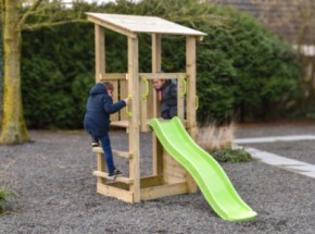 Speeltoren Plan 90+ met glijbaan · 114x226x226cm
