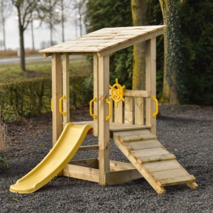 Speeltoren Plan 60 met glijbaan 189x165x176cm