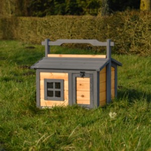 Kattenhuis Yara heeft een opklapbare loopplank