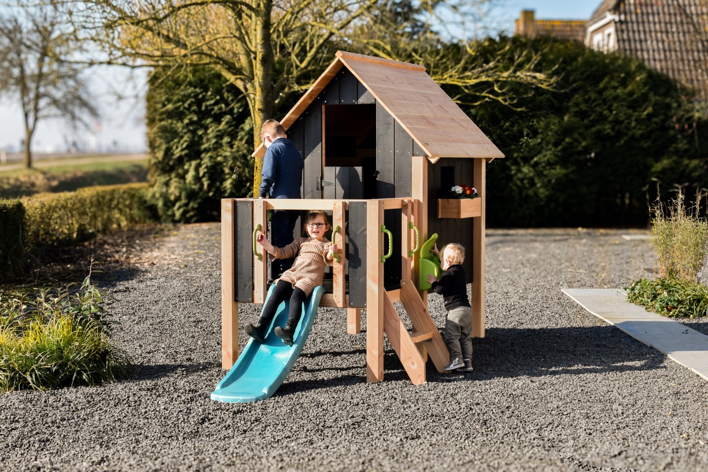Speelhuis Dream 60 met glijbaan