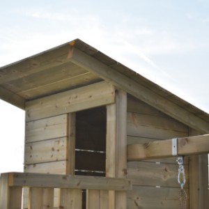 Speeltoestel Cabin 120 is gemaakt van geïmpregneerd vurenhout