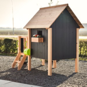 Speelhuis Dream 60 met glijbaan Chic douglas/zwart