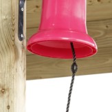Speelgoed bel of klok Roze voor speelhuisje of speeltoestel