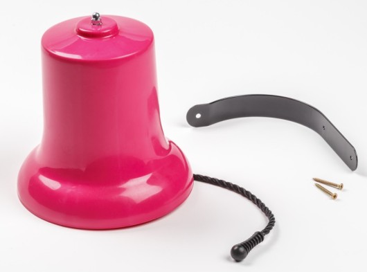 Speelgoed bel of klok Roze voor speelhuisje of speeltoestel
