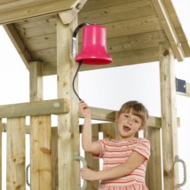 Speelgoed bel of klok Roze voor speelhuisje of speeltoestel