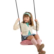 Roze schommelzitje voor meisjes: ergonomisch gevormd