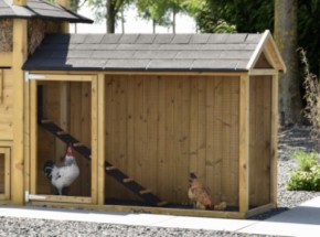 Aanbouwren Rosa met dichte achterkant 179x93x133cm