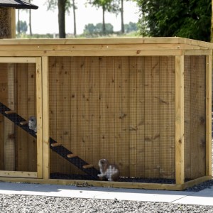 Aanbouwren Rosa met dichte achterkant174x91x105cm