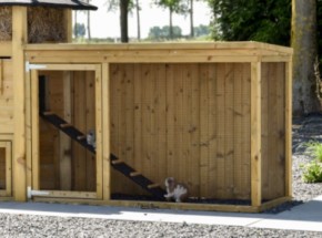 Aanbouwren Rosa met dichte achterkant174x91x105cm