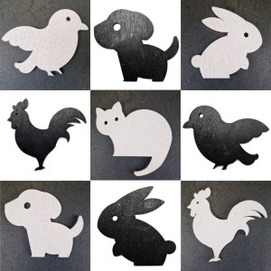 Decoratief dier figuurtje 10 varianten