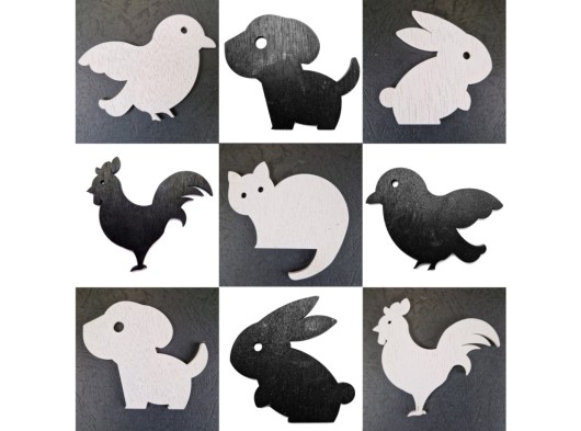 Decoratief dier figuurtje 10 varianten