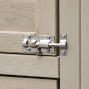 Kippenhok Prestige Small wordt geleverd inclusief bevestigingsmateriaal en schuifslotjes