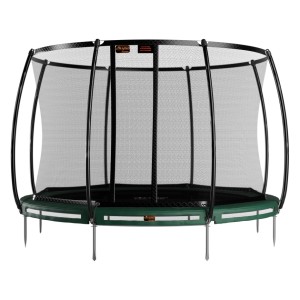 Trampoline Avyna Pro-Line 12 InGround Groen - met veiligheidsnet Ø365cm