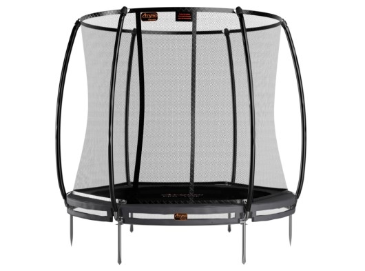 Trampoline Avyna Pro-Line 8 InGround Grijs - met veiligheidsnet Ø245cm