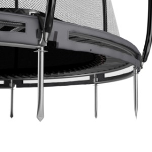 Trampoline Avyna Pro-Line 12 InGround Grijs - met veiligheidsnet Ø365cm