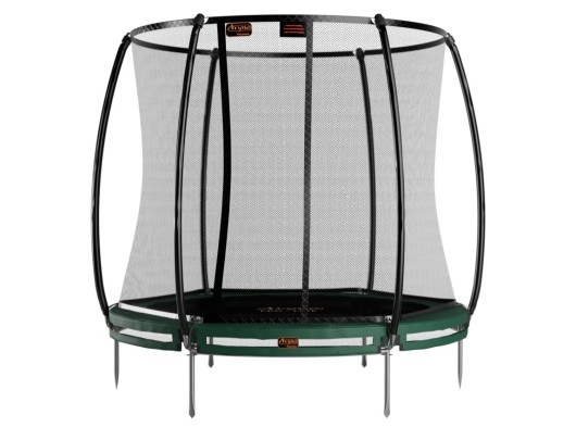 Trampoline Avyna Pro-Line 8 InGround Groen - met veiligheidsnet Ø245cm