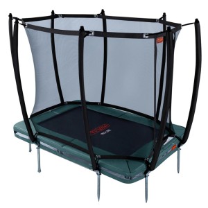 Trampoline Avyna Pro-Line 213 InGround Groen - met veiligheidsnet 275x190cm