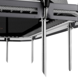 Trampoline Avyna Pro-Line 238 InGround Grijs - met veiligheidsnet 380x255cm