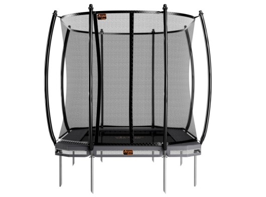 Trampoline Avyna Pro-Line 234 InGround Grijs - met veiligheidsnet 340x240cm