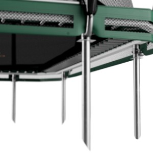 Trampoline Avyna Pro-Line 238 InGround Groen - met veiligheidsnet 380x255cm