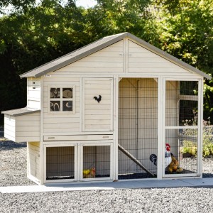 Kippenhok Holiday Large met legnest 265x93x195cm