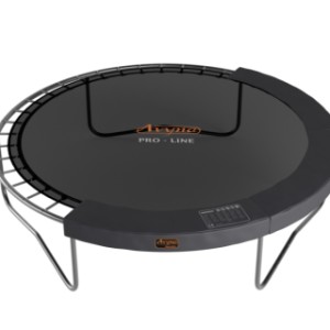 Trampoline Avyna Pro-Line 8 - met net en trapje - Grijs - Ø245cm