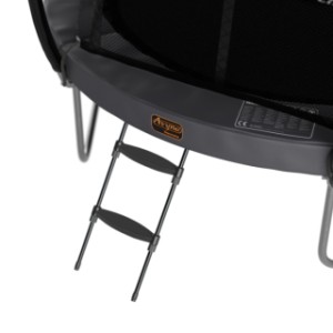 Trampoline Avyna Pro-Line 8 - met net en trapje - Grijs - Ø245cm