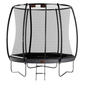 Avyna Pro-Line 8 trampoline met net en trapje Grijs Ø245cm