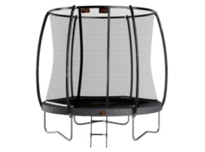 Avyna Pro-Line 8 trampoline met net en trapje Grijs Ø245cm