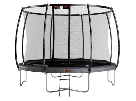 Trampoline Avyna Pro-Line 14 Grijs - met veiligheidsnet en trapje - Ø430cm