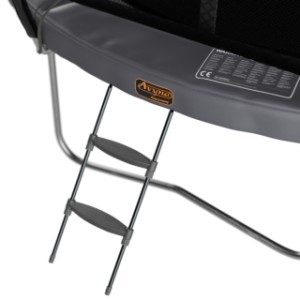 Avyna Pro-Line 12 Trampoline - Grijs - met veiligheidsnet en trapje - Ø365cm