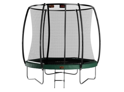 Trampoline Avyna Pro-Line 8 Groen - met veiligheidsnet en trapje Ø245cm