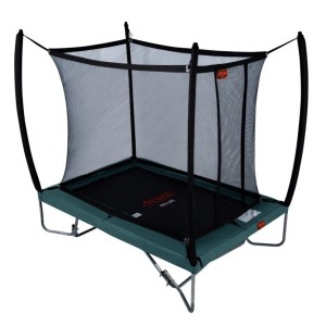 Trampoline Avyna Pro-Line 213 Groen - met veiligheidsnet en trapje 275x190cm