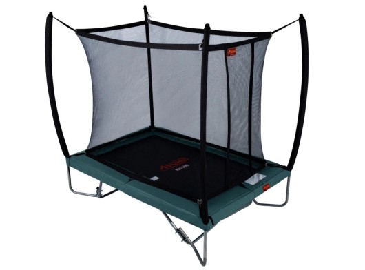 Trampoline Avyna Pro-Line 213 Groen - met veiligheidsnet en trapje 275x190cm