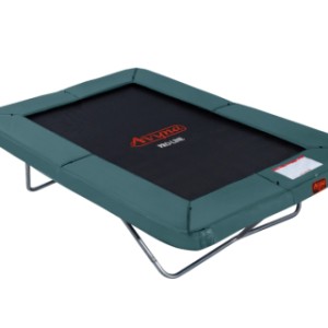 Trampoline Avyna Pro-Line 213 Groen - met veiligheidsnet en trapje 275x190cm