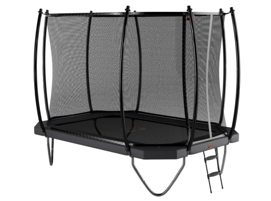 Trampoline Avyna Pro-Line 234 Grijs - met veiligheidsnet en trapje 340x240cm