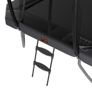 Trampoline Avyna Pro-Line 234 Grijs - met veiligheidsnet en trapje 340x240cm