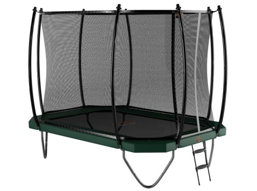 Trampoline Avyna Pro-Line 238 Groen - met veiligheidsnet en trapje 380x255cm