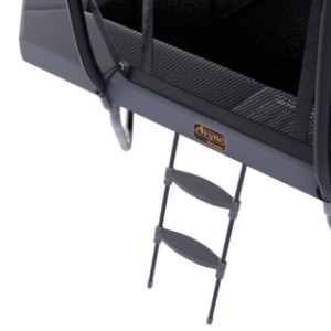 Trampoline Avyna Pro-Line 352 Grijs - met veiligheidsnet en trapje 520x305cm