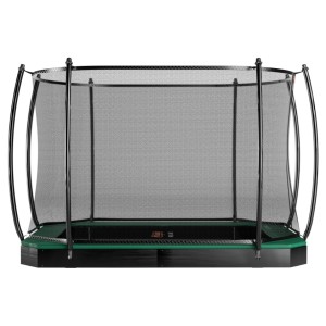 Trampoline Avyna Pro-Line 234 FlatLevel Grijs - met veiligheidsnet 340x240cm